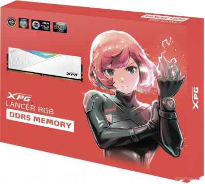 XPG Lancer RGB 2x16ГБ DDR5 7200МГц AX5U7200C3416G-DCLARWH