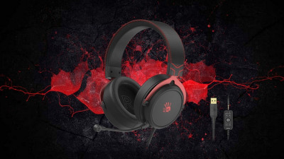 Bloody M590i (черный/красный)