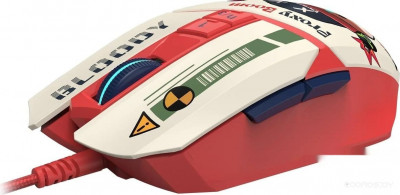 Bloody W63 Max Proxy Boom (бежевый/красный)