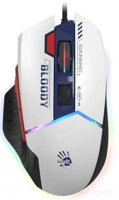 Bloody W95 Max Sports (белый/темно-синий)