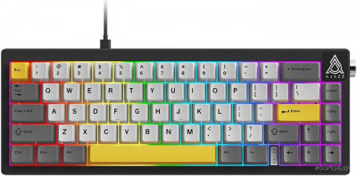 AK650 Wired (серый/белый/желтый, Ajazz Bright Moon)