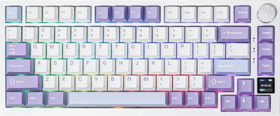 AK820 Pro (белый/фиолетовый, Ajazz Flying Fish)