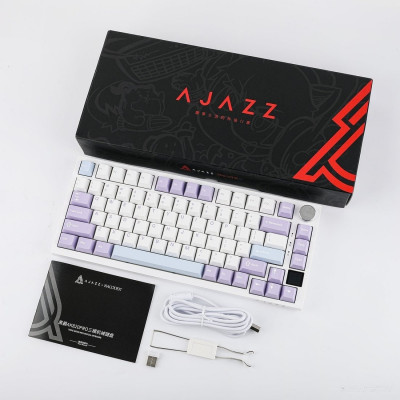 AK820 Pro (белый/фиолетовый, Ajazz Flying Fish)