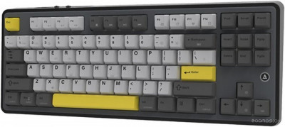 AK870 Without Screen (черный/серый/желтый, Ajazz Gift)