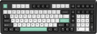 AK980 V2 (черный/белый/бирюзовый, Ajazz Flying Fish)