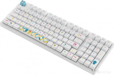 3098B Doraemon Rainbow (Akko CS Jelly Pink)