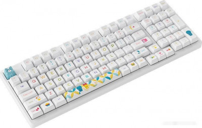3098B Doraemon Rainbow (Akko CS Jelly Pink)