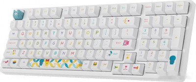 3098B Doraemon Rainbow (Akko CS Jelly Pink)