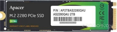 AS2280Q4U M.2 PCIe Gen4 x4 4TB AP4TBAS2280Q4U-1
