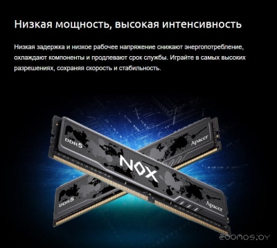 NOX 2x16ГБ DDR5 5600 МГц AH5U32G56C522MWAA-2