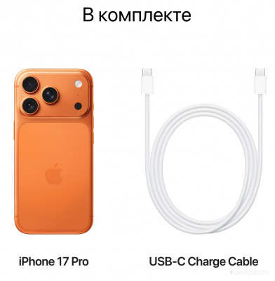 iPhone 17 Pro 256GB (космический оранжевый)