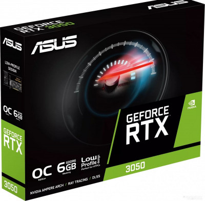Dual GeForce RTX 3050 LP BRK OC Edition 6GB GDDR6 RTX3050-O6G-LP-BRK