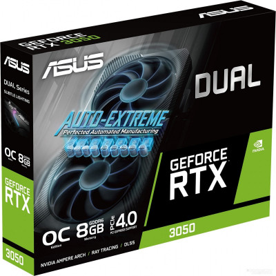 Dual GeForce RTX 3050 V2 OC Edition 8GB GDDR6 DUAL-RTX3050-O8G-V2