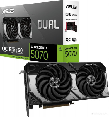 Dual GeForce RTX 5070 12GB GDDR7 OC Edition DUAL-RTX5070-O12G