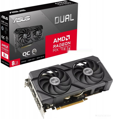 Dual Radeon RX 7600 EVO OC Edition 8GB GDDR6 DUAL-RX7600-O8G-EVO
