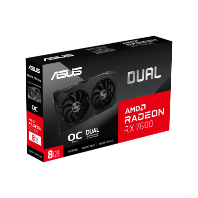 Dual Radeon RX 7600 V2 OC Edition 8GB GDDR6 DUAL-RX7600-O8G-V2
