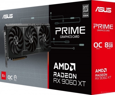 Prime Radeon RX 9060 XT OC Edition 8GB GDDR6 PRIME-RX9060XT-O8G