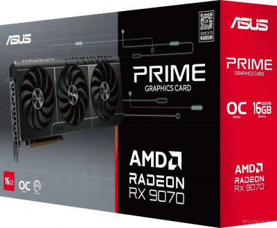 Prime Radeon RX 9070 OC Edition 16GB GDDR6 PRIME-RX9070-O16G