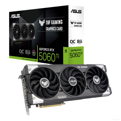 TUF Gaming GeForce RTX 5060 Ti 8GB GDDR7 OC Edition TUF-RTX5060TI-O8G-GAMING