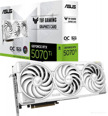 TUF Gaming GeForce RTX 5070 Ti 16GB GDDR7 White OC Edition TUF-RTX5070TI-O16G-WHITE-GAMING