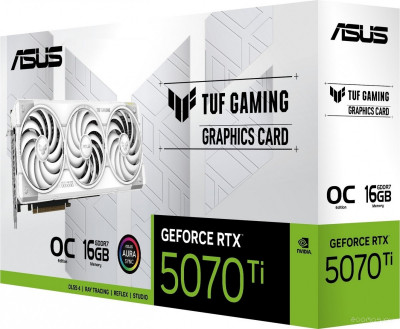 TUF Gaming GeForce RTX 5070 Ti 16GB GDDR7 White OC Edition TUF-RTX5070TI-O16G-WHITE-GAMING