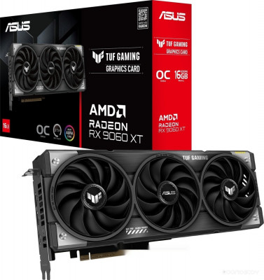 TUF Gaming Radeon RX 9060 XT OC Edition 16GB GDDR6 TUF-RX9060XT-O16G-GAMING