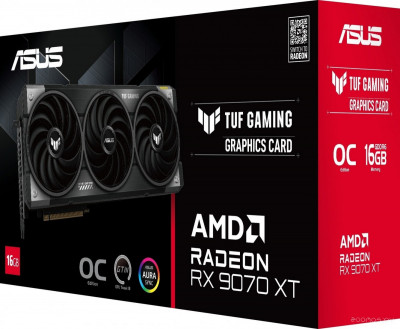 TUF Gaming Radeon RX 9070 XT OC Edition 16GB GDDR6 TUF-RX9070XT-O16G-GAMING