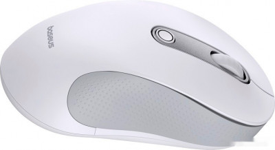 F02 Ergonomic Wireless Mouse (белый, без батарейки в комплекте)