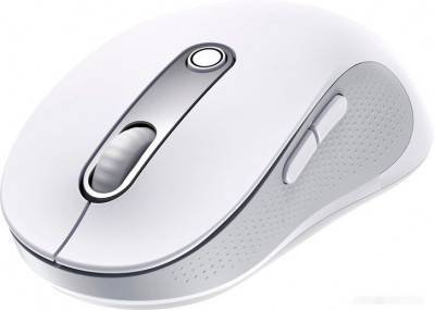 F02 Ergonomic Wireless Mouse (белый, без батарейки в комплекте)