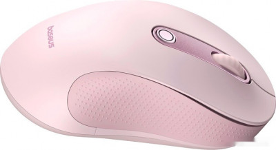 F02 Ergonomic Wireless Mouse (розовый, без батарейки в комплекте)