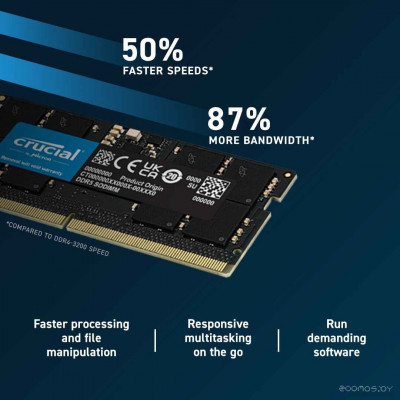 32ГБ DDR5 SODIMM 5600 МГц CT32G56C46S5