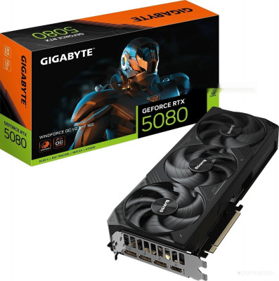 GeForce RTX 5080 Windforce OC V2 SFF 16G GV-N5080WF3OCV2-16GD