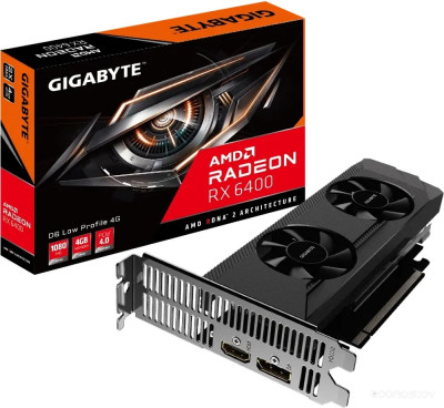 Radeon RX 6400 D6 Low Profile GV-R64D6-4GL