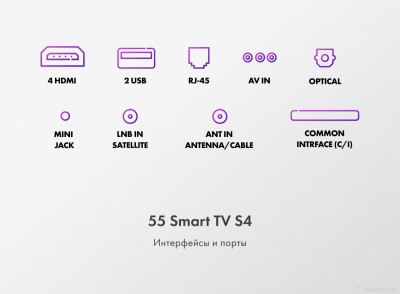55 Smart TV S4