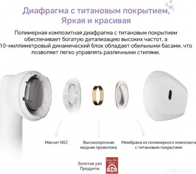 Earbuds X6 (белый, международная версия)