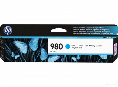 980 Cyan Original Ink Cartridge D8J07A