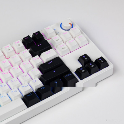 ZA87 Pro White Black Orange (TNT Yellow)