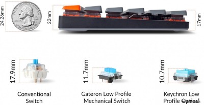 K3 V2 RGB K3-B1 (Gateron G Pro Red, RU)