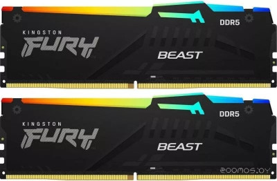 FURY Beast RGB 2x16ГБ DDR5 5200 МГц KF552C40BBAK2-32
