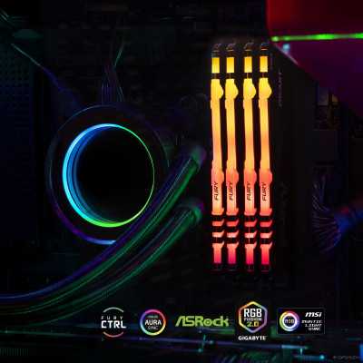 FURY Beast RGB 32ГБ DDR4 3200 МГц KF432C16BB2A/32
