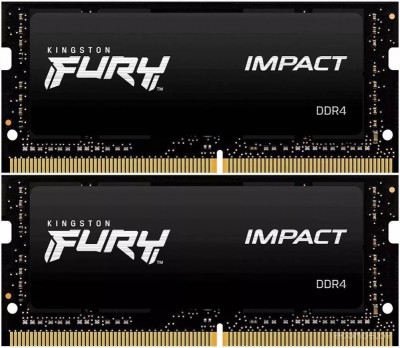 FURY Impact 2x32GB DDR4 SODIMM PC4-25600 KF432S20IBK2/64