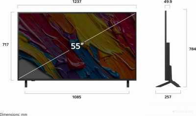 QNED AI QNED82 55QNED82A6B