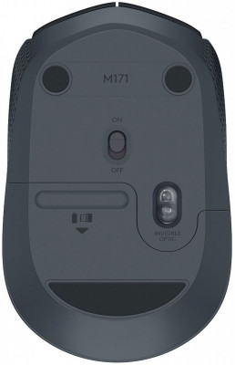 M171 Wireless Mouse серый/черный [910-004424]