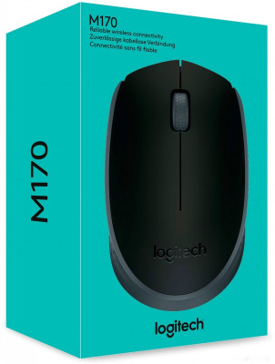 M171 Wireless Mouse серый/черный [910-004424]