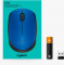 M171 Wireless Mouse синий/черный [910-004640]