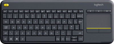 Wireless Touch Keyboard K400 Plus Black (920-007147)