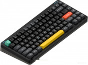 Halo75 V2 (черный, Cherry Silent Red Clear-Top, нет кириллицы)