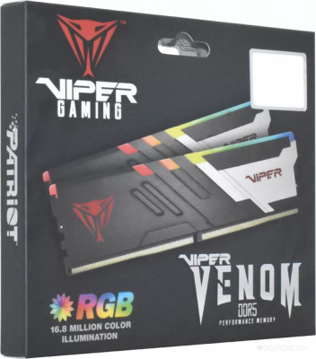 Viper Venom RGB 2x16ГБ DDR5 5600МГц PVVR532G560C36K