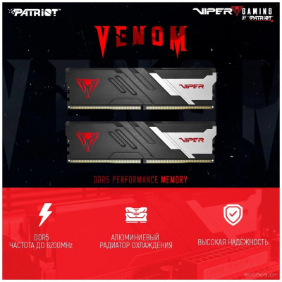 Viper Venom RGB 2x8ГБ DDR5 5600МГц PVV516G560C40K
