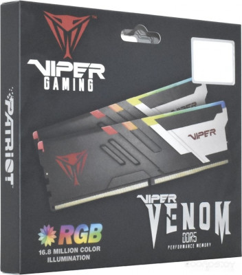 Viper Venom RGB 2x8ГБ DDR5 6000 МГц PVVR516G600C36K